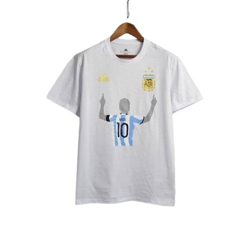 2023 Argentina White Casual T-Shirts