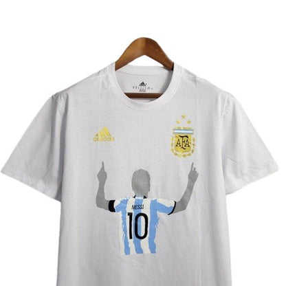 2023 Argentina White Casual T-Shirts