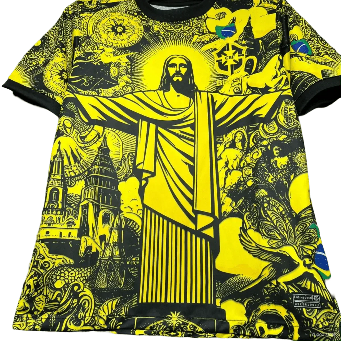 2024/2025 Brazil X Christ Yellow Special Edition kit - Fan version