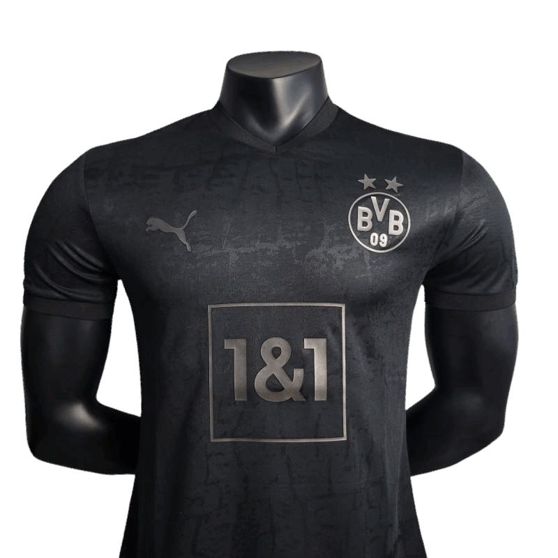 all black dortmund kit