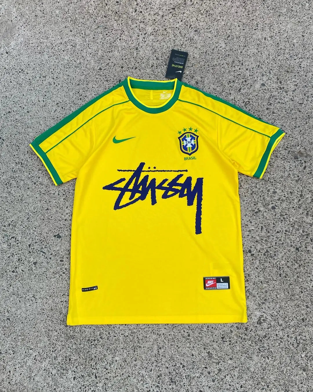 brazil stussy jersey