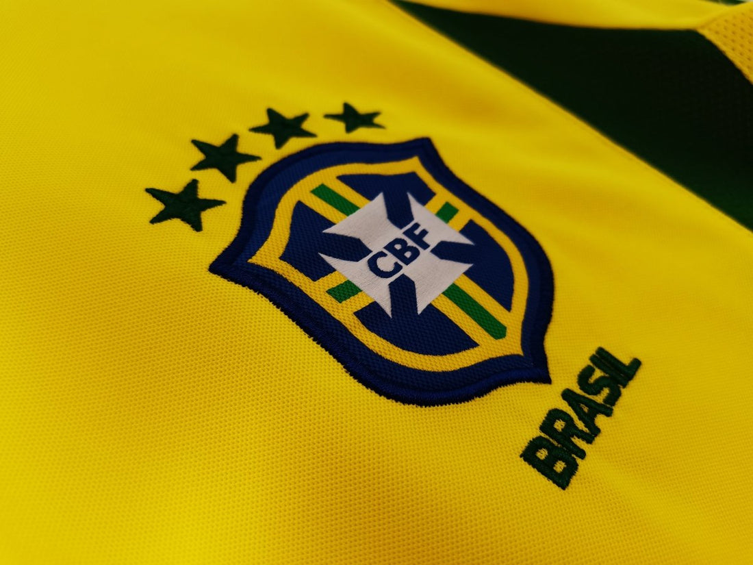 BRAZIL 2002 HOME RETRO SHIRT